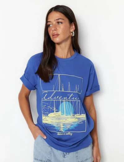 Printed Cotton T-Shirt
